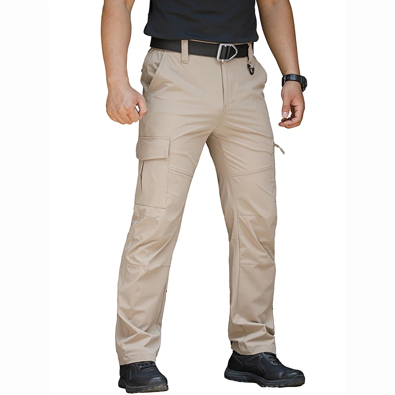 Men’s Lightweight Hiking Pants Quick Dry Water Resistant Tactical Work Outdoor Fishing Cargo Trousers