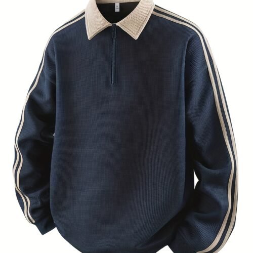 Men's American Style Half-Zip Sports Sweatshirt