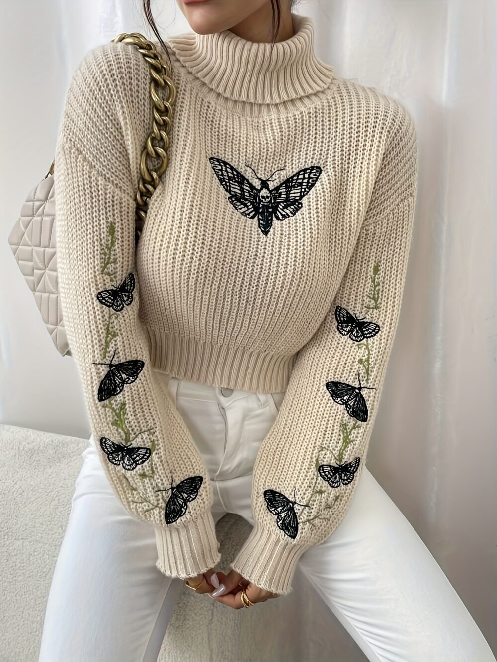 Women's Casual Pullover Sweatshirt – Khaki
