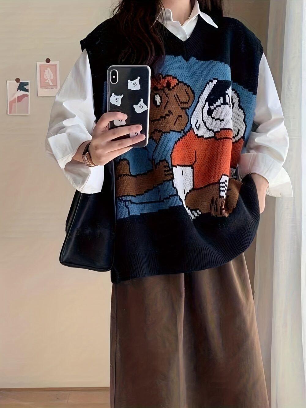42e939b773d47367f35e5d69642fdb7e.jpg Women's Korean Style Retro Sweater Vest