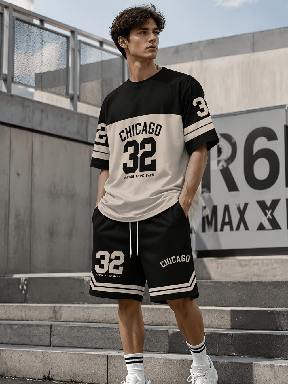 be94fc1d-acaf-4d81-9d8c-c09226edcf98.jpg Men's Casual Crew Neck T-Shirt & Shorts 2-Piece Set