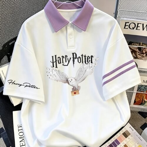 Men's Fashion Contrast Color Polo Shirt