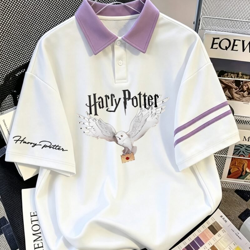 Men's Fashion Contrast Color Polo Shirt