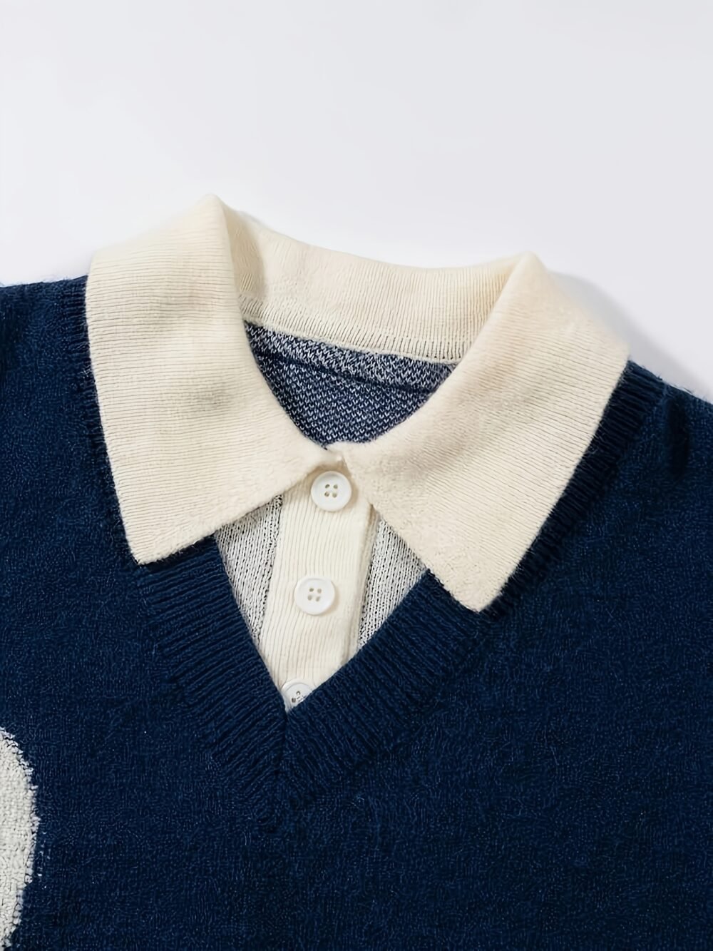 f4e14735-4b8e-451b-b50f-1c641cb82dc6.jpg Men's Academic Style Loose Fit Lapel Sweater – Navy
